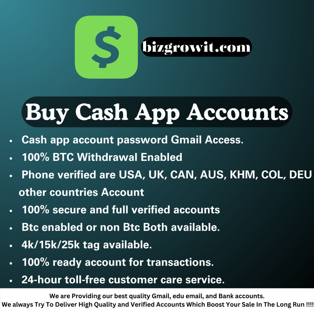Buy Verified Cash App Account Fast & 100% Secure –BizGrowit